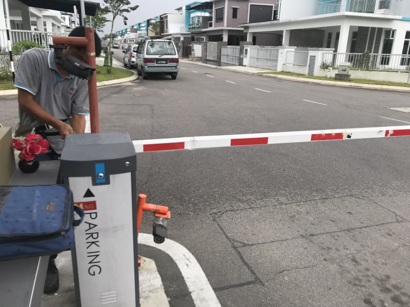 Barrier Gate System for Community Guard House Johor Bahru (JB) | CCTV System Johor Bahru (JB) | Barrier Gate Johor Bahru (JB)